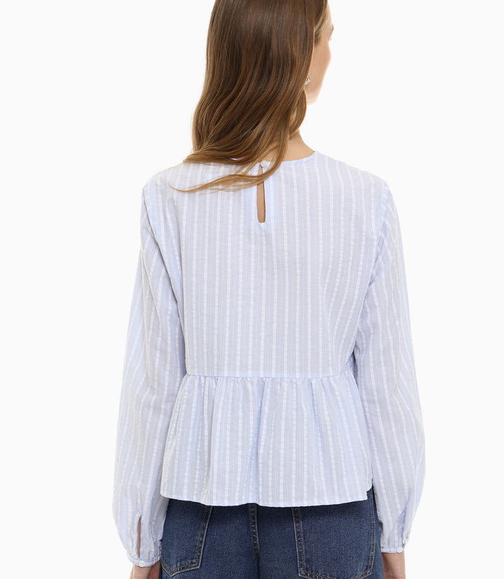 Moudda Lefties - Chemise Peplum - Preppy Stripes - Tunisie 4