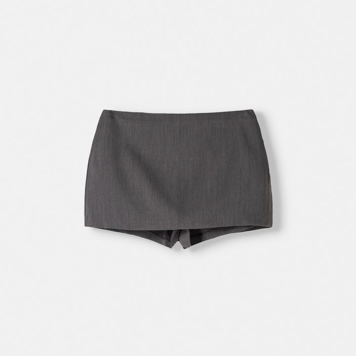 Moudda BERSHKA - Short-jupe gris Vigo en polyviscose - Tunisie 1