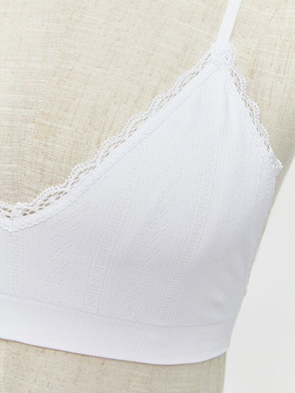 Moudda LC Waikiki - Ensemble sous-vêtement jersey Femme Blanc optique - Tunisie 3