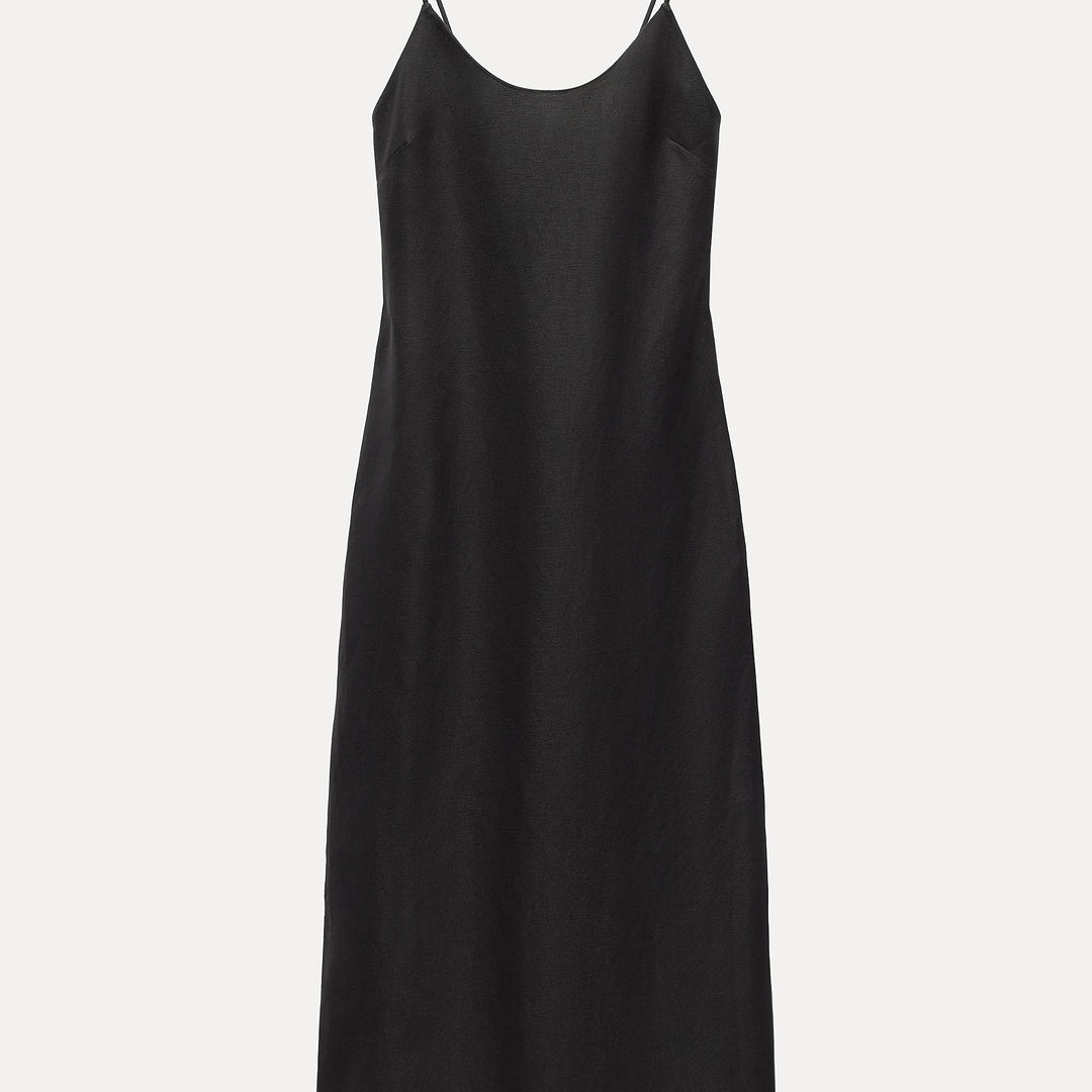 Moudda ZARA - Robe Midi à Bretelles Lin et Viscose - Tunisie 2