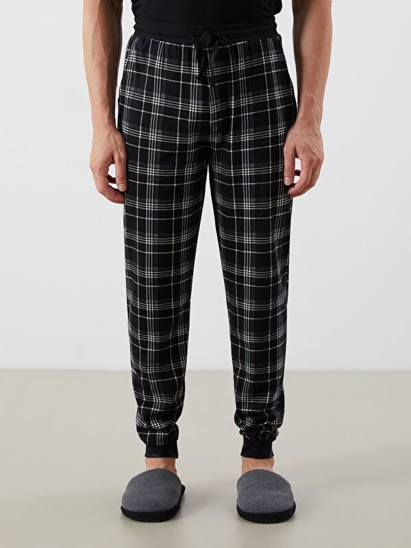 Moudda LC Waikiki - Bas pyjama jersey long Homme Imprimé en noir - Tunisie 2