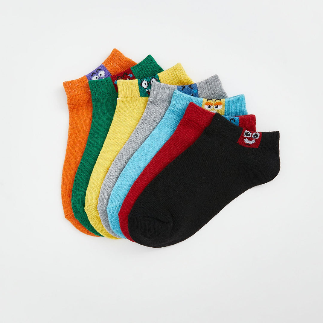 Moudda LC Waikiki - Chaussettes pour sneakers Garçon Fil mélangé teint - Tunisie 2