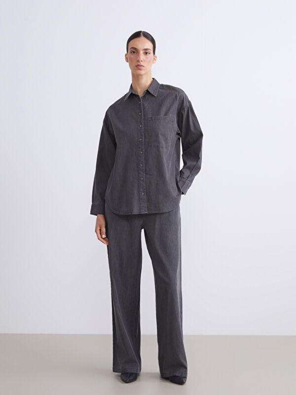 Moudda LC Waikiki - Pantalon tissé en denim Femme Rodéo grey - Tunisie 1