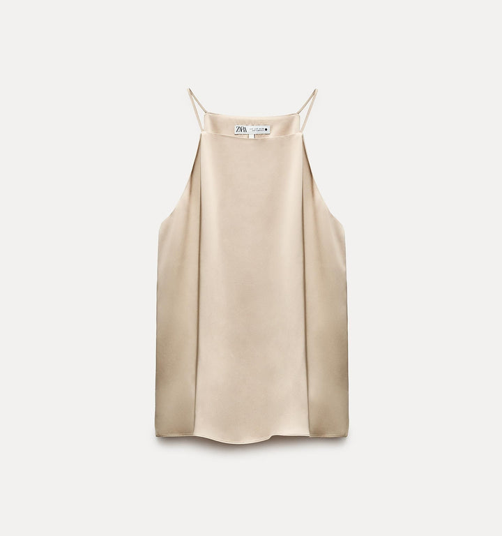 Moudda ZARA - Set ZW. top col licou satin viscose - Tunisie 2