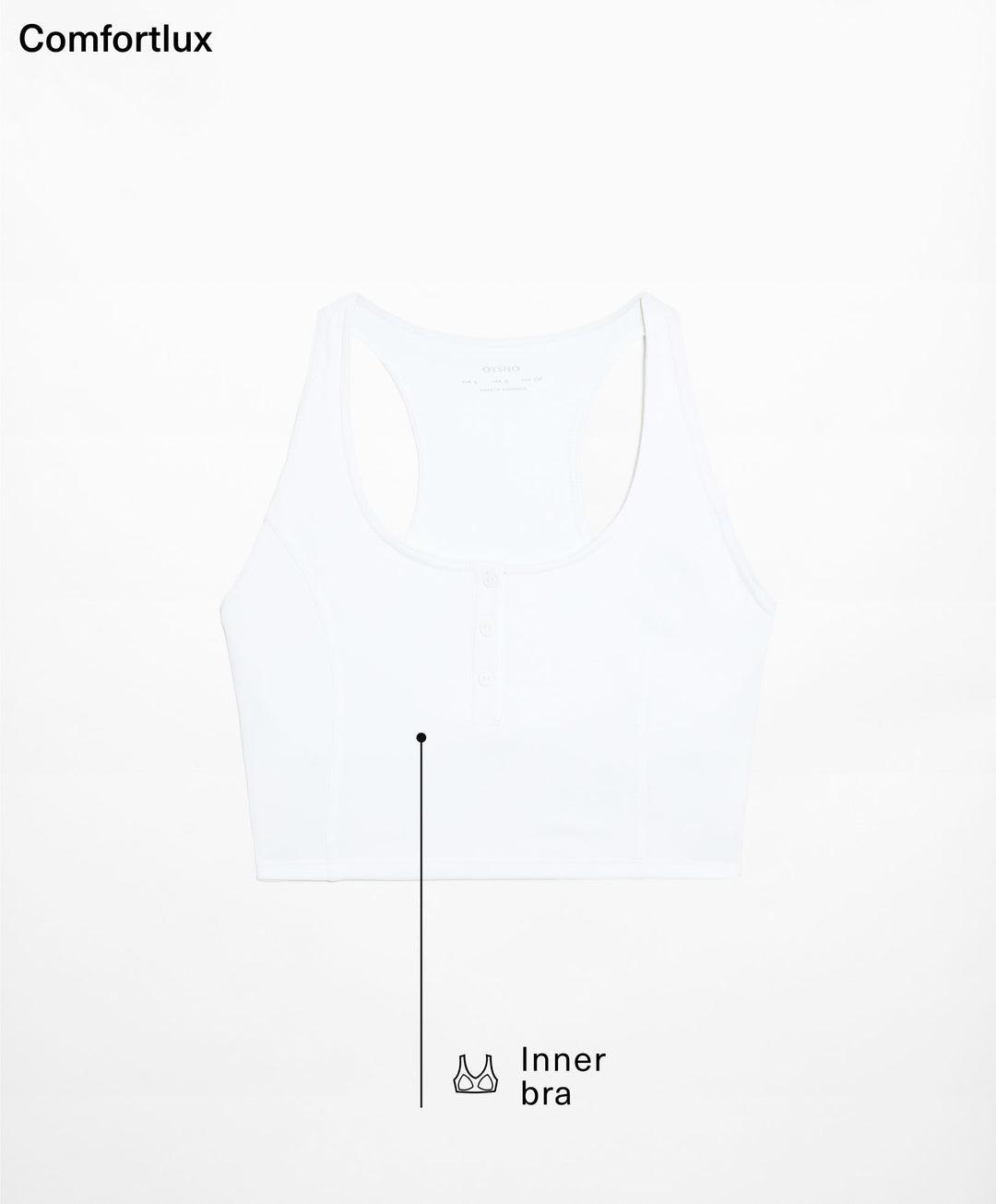 Moudda Oysho - T-Shirt Demi-Manches Panadera Comfortlux - Tunisie 1