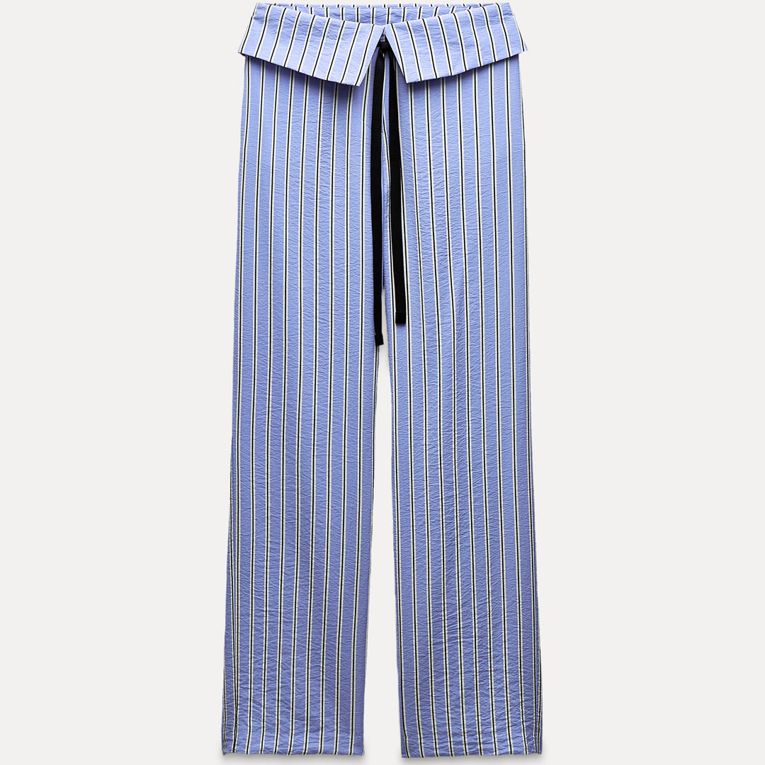 Moudda ZARA - Pantalon rayé taille maxi - Tunisie 1