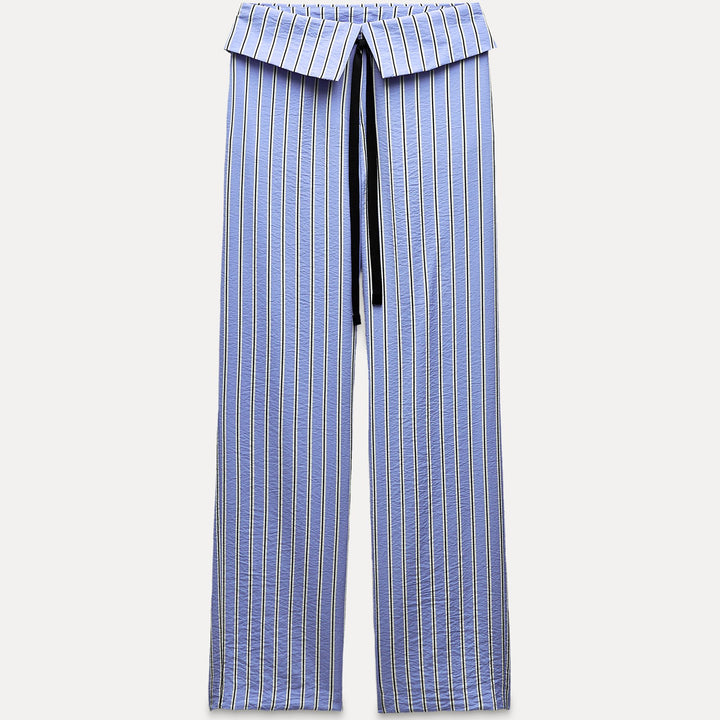 Moudda ZARA - Pantalon rayé taille maxi - Tunisie 1