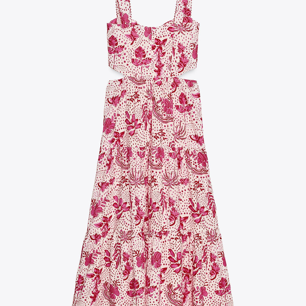 Moudda ZARA - Robe Lingerie - Imprimé, Perles & Bretelles - Tunisie 2