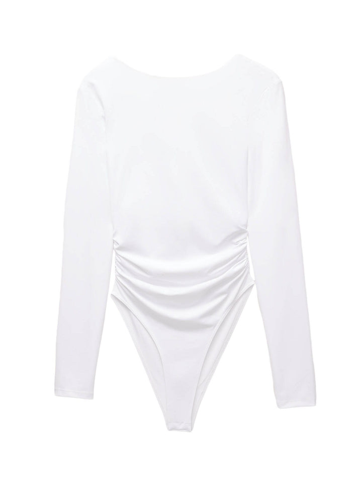 Moudda PULL & BEAR - Body Polyamide - Dos Ouvert (Blanc) - Tunisie 1