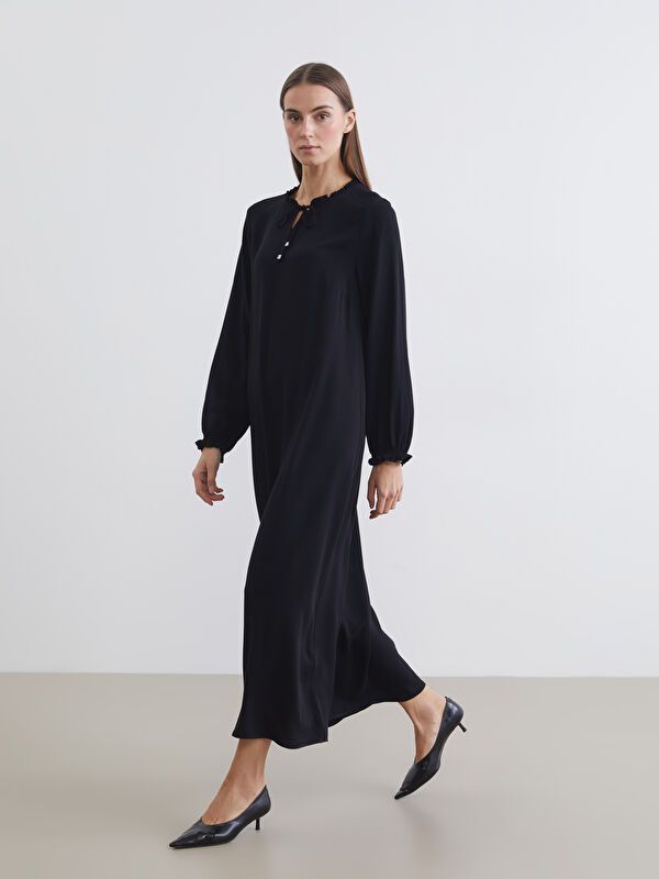 Moudda LC Waikiki - Robe manches longues en tissu pour Femme - Tunisie 1