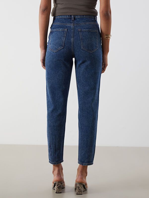 Moudda LC Waikiki - Pantalon jean tissé basique Femme Rodéo noir - Tunisie 4