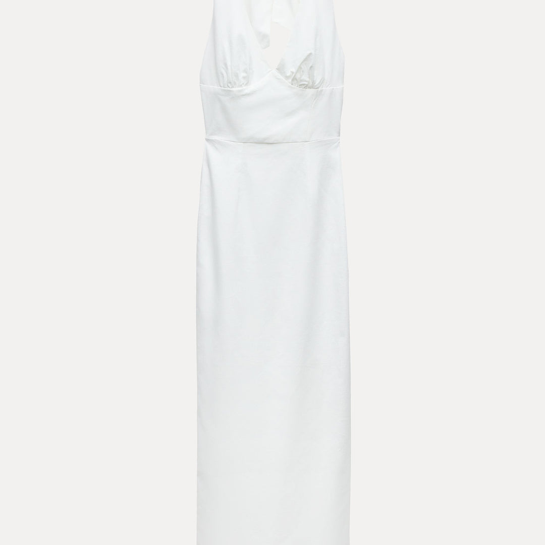 Moudda ZARA - Robe mi-longue corset en lin extensible - Tunisie 3