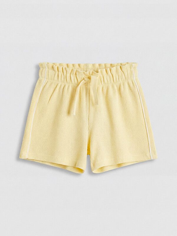 Moudda LC Waikiki - Short / Bermuda en jersey pour Fille couleur Jaune clair - Tunisie 1