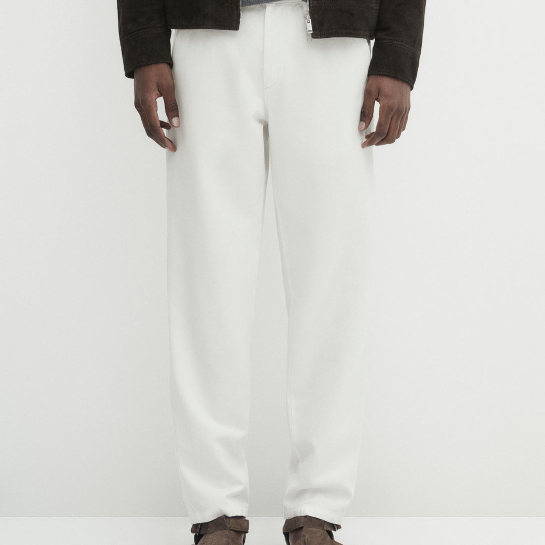 Moudda Massimo Dutti - Pantalon coton-lin, poche latérale - Tunisie 8