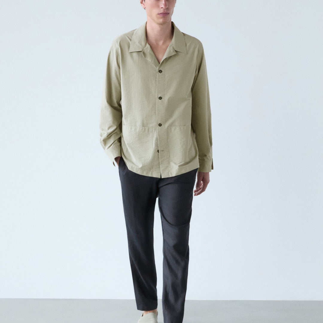 Moudda Massimo Dutti - Pantalon 100 % lin sophistiqué fuselé - Tunisie 7