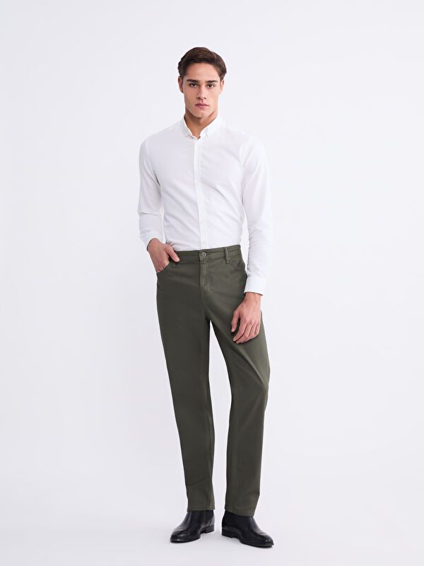 Moudda LC Waikiki - Pantalon chino basique mi-saison en tissu pour Homme - Tunisie 1