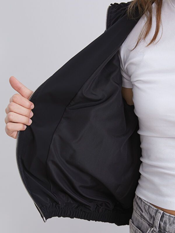 Moudda LC Waikiki - Manteau PU léger Femme Noir - Tunisie 4