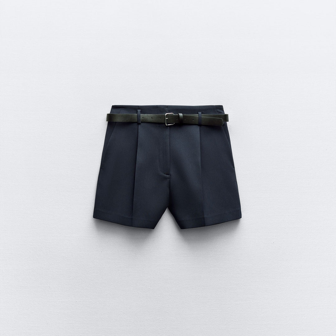 Moudda ZARA - Short à ceinture boucle carrée argentée - Tunisie 2