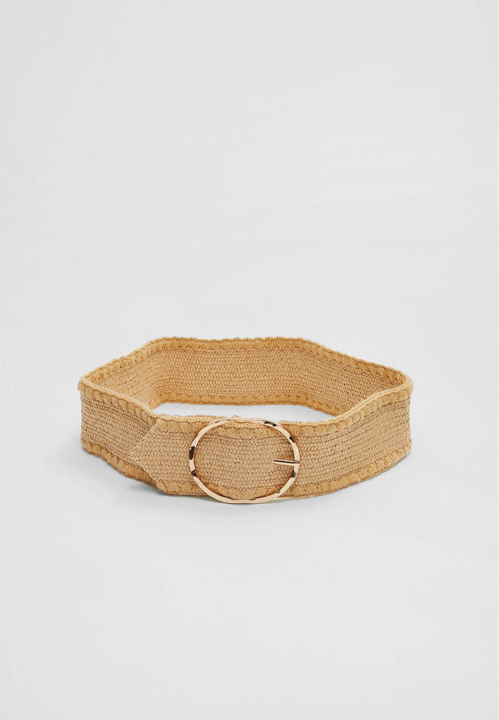 Moudda STRADIVARIUS - Ceinture en Rafia avec Boucle et Surpiqûres - Tunisie 2