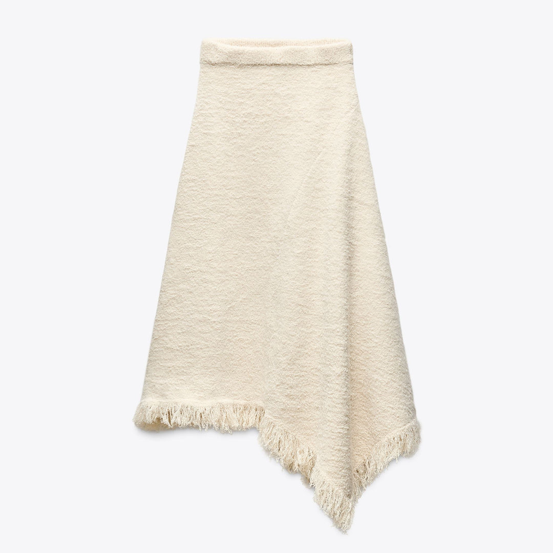 Moudda ZARA - Jupe Longue - Asymétrique, Franges & Bouclé - Tunisie 1
