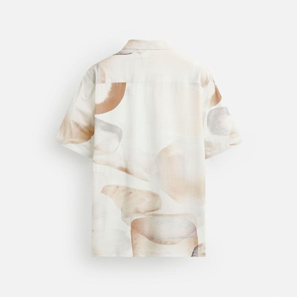 Moudda ZARA - Chemise Super Stretch - Aquarelle & Beige - Tunisie 2