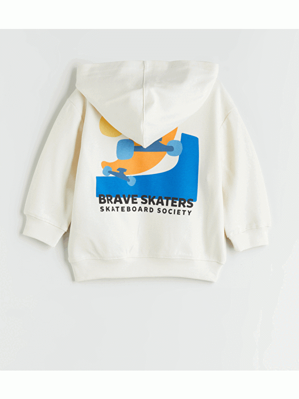 Moudda LC Waikiki - Sweatshirt en jersey Garçon Beige clair - Tunisie 4