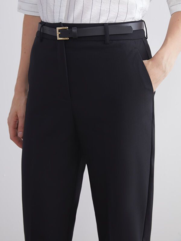 Moudda LC Waikiki - Pantalon tissé moyen Femme Noir - Tunisie 3