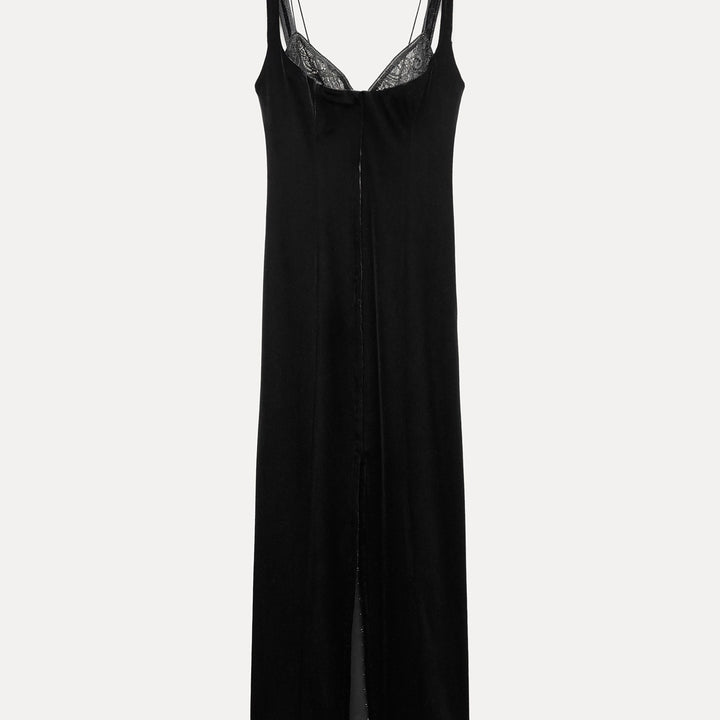Moudda ZARA - Robe corset en velours avec dentelle - Tunisie 1
