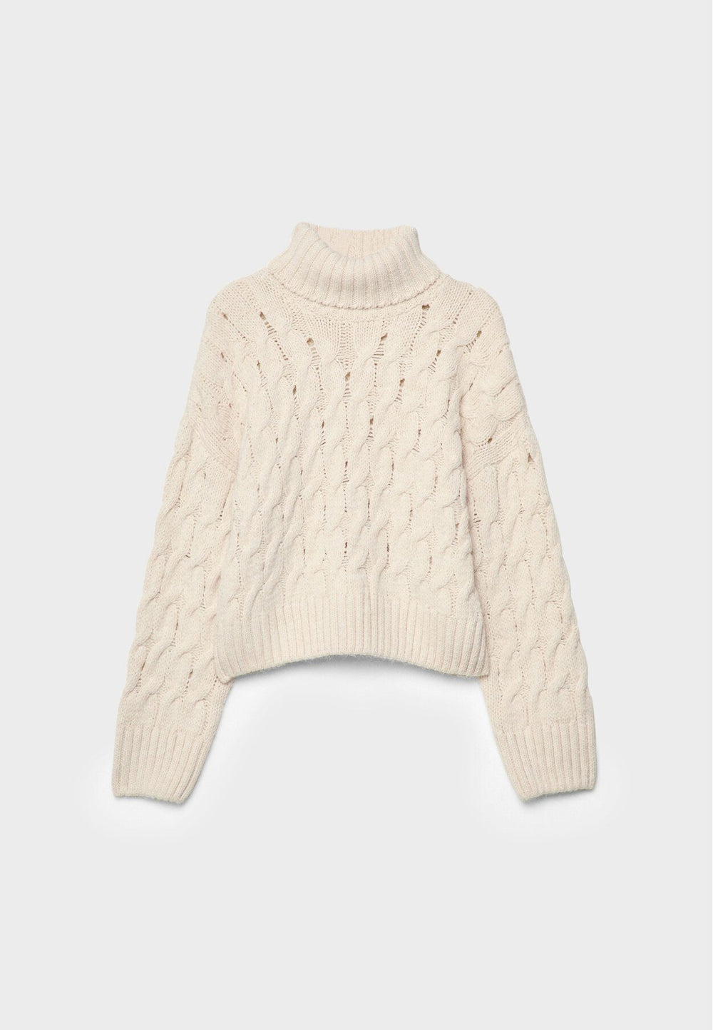 Moudda STRADIVARIUS - Pull en Maille Col Cygne Crop Tressé - Tunisie 2