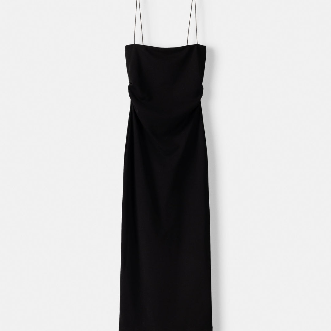 Moudda BERSHKA - Robe Midi Ajustée Bretelles Maille Roma - Tunisie 1