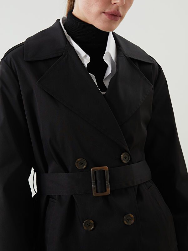 Moudda LC Waikiki - Trench Femme Noir - Tunisie 3