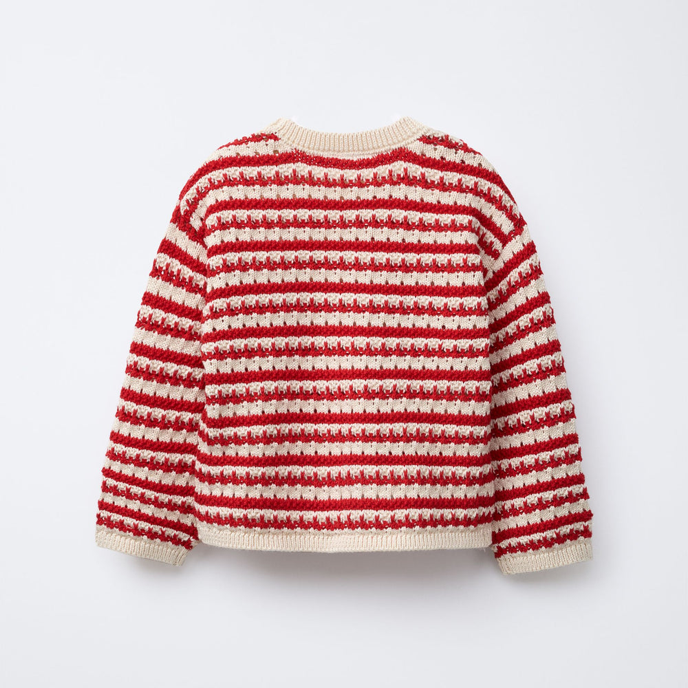 Moudda ZARA - Pull Enfant - Rayures Rouges (6T) - Tunisie 2