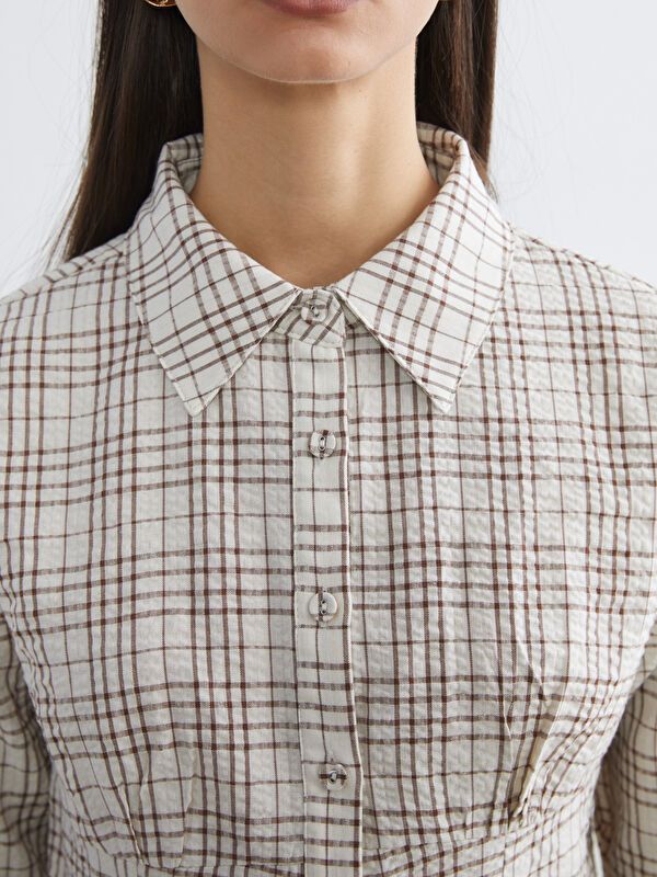 Moudda LC Waikiki - Chemise manches longues en tissu pour Femme - Tunisie 3