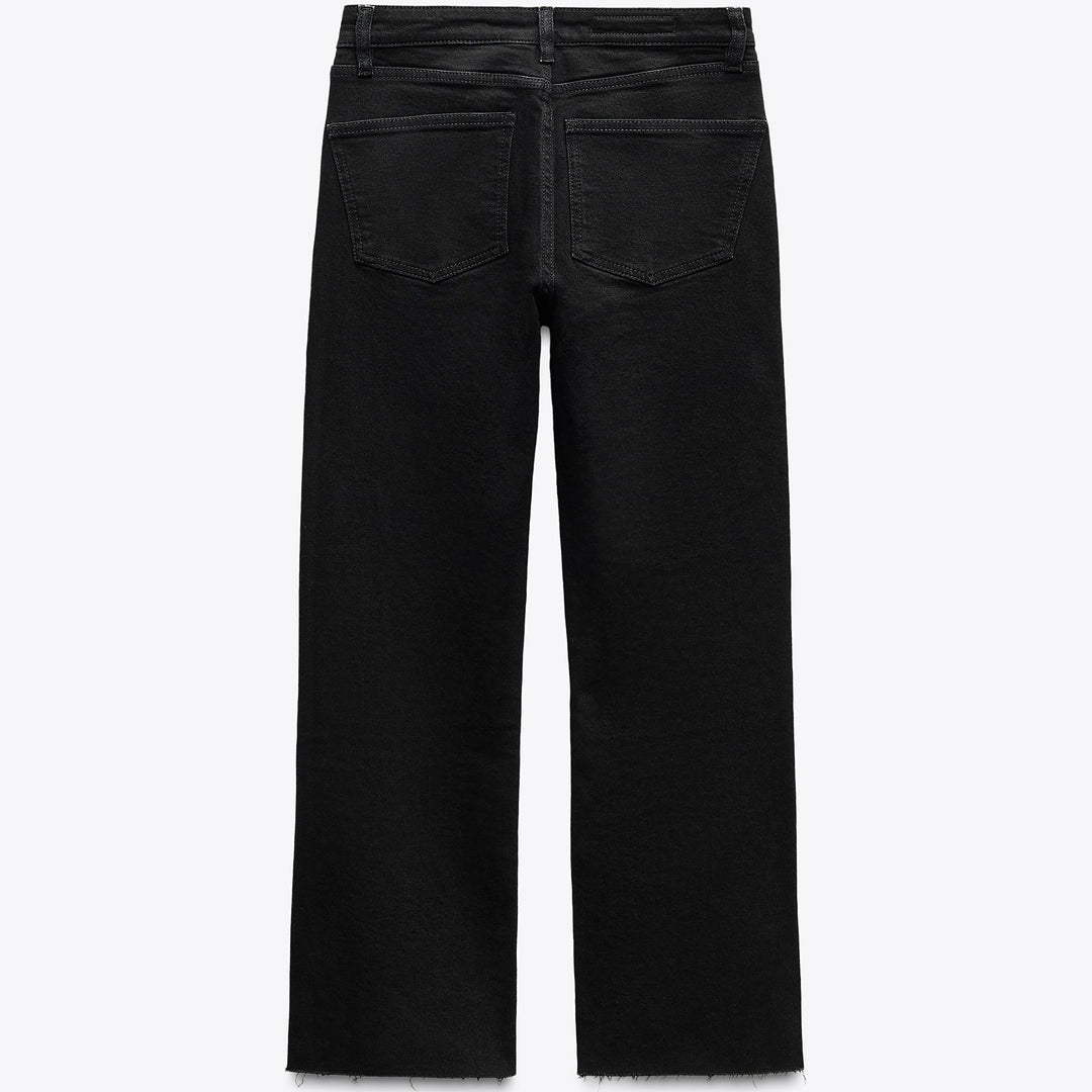 Moudda ZARA - Pantalon Flare Cropped - 5 Poches & Taille Haute - Tunisie 2