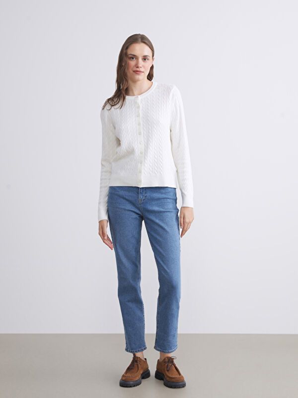 Moudda LC Waikiki - Pantalon tissé en denim Femme Rodéo mid indigo - Tunisie 1