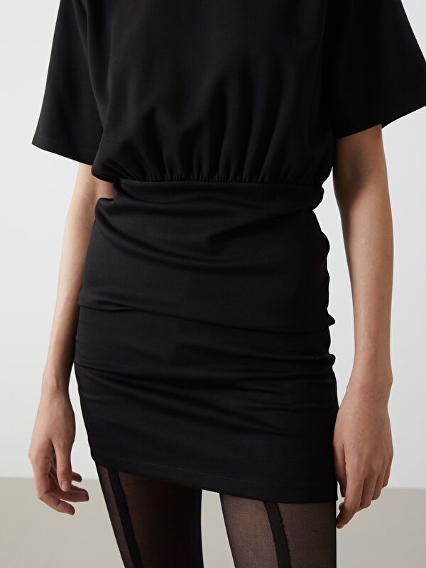 Moudda LC Waikiki - Robe manches courtes en jersey pour Femme - Tunisie 3