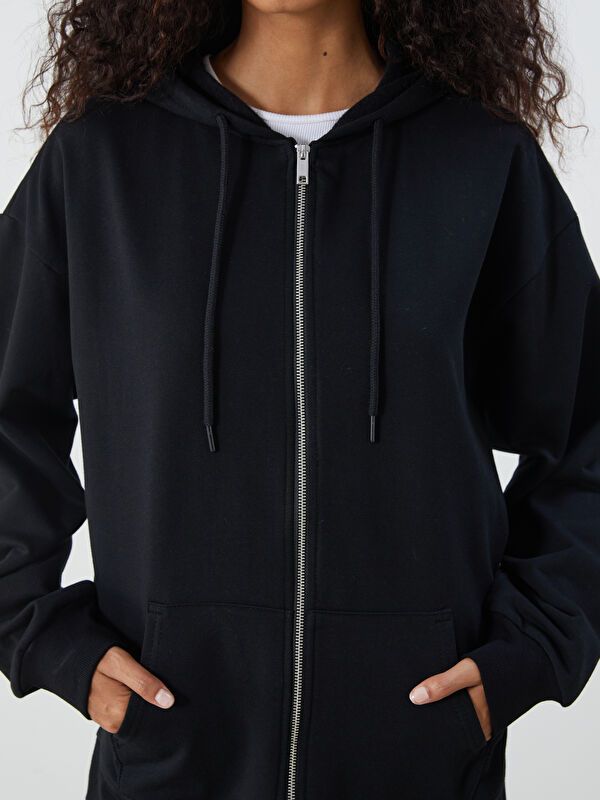 Moudda LC Waikiki - Cardigan en jersey Femme Noir - Tunisie 3