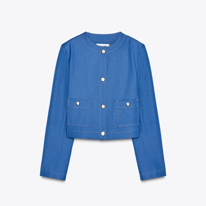 Moudda ZARA - Ensemble Blazer - Col Rond & Indigo - Tunisie 1