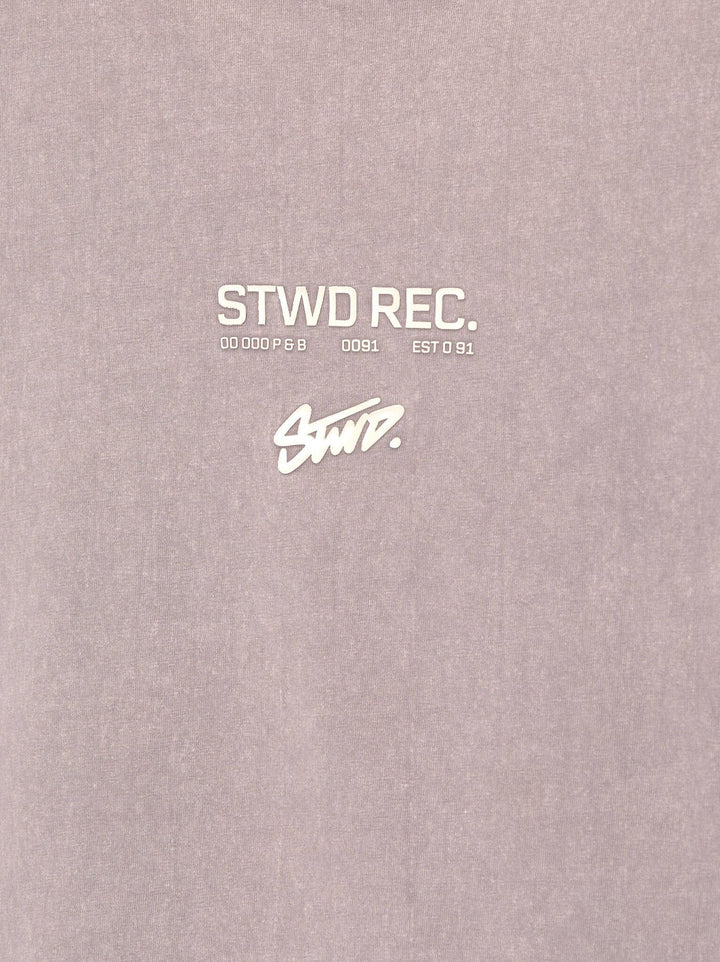 Moudda PULL & BEAR - T-Shirt Demi-Manches STWD World Records Lavé Haute Densité - Tunisie 8