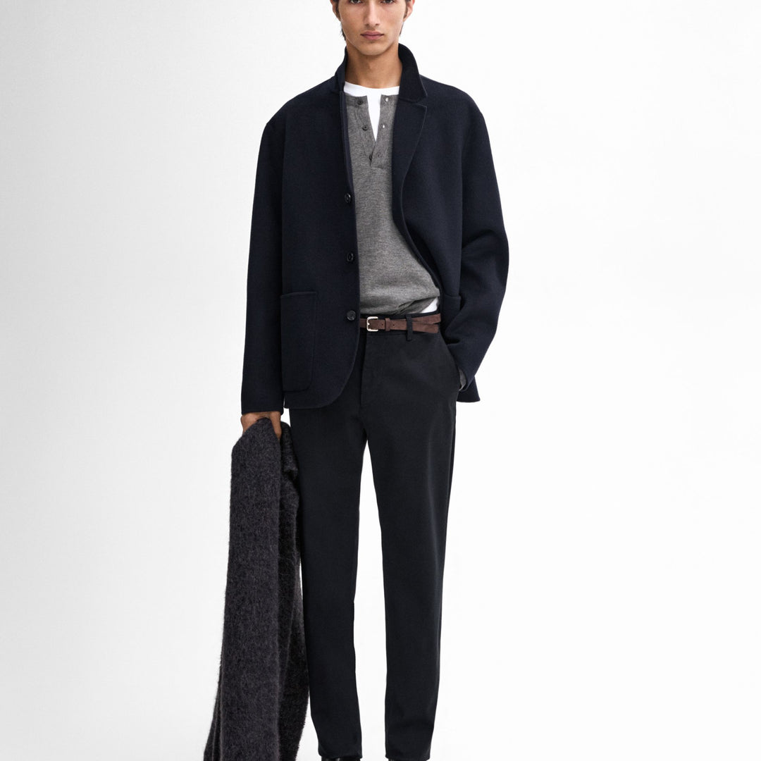 Moudda Massimo Dutti - Pantalon coton micro-structure - Tunisie 8
