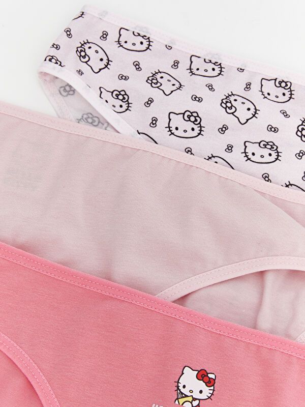 Moudda LC Waikiki - Culotte en jersey couleur Rose imprimé pour femmes - Tunisie 3