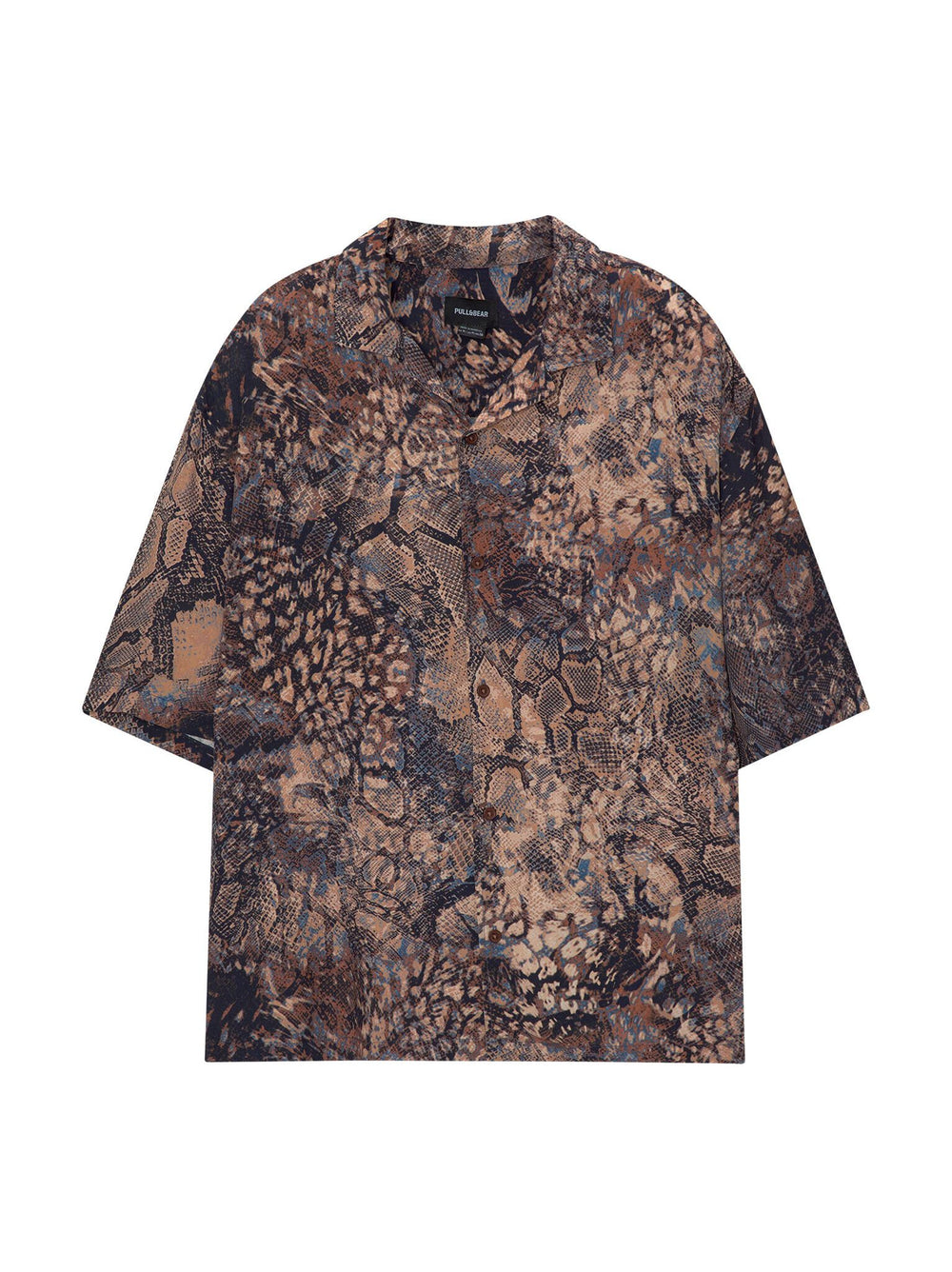 Moudda PULL & BEAR - Chemise Demi-Manches Imprimé Cobra Skin - Tunisie 2