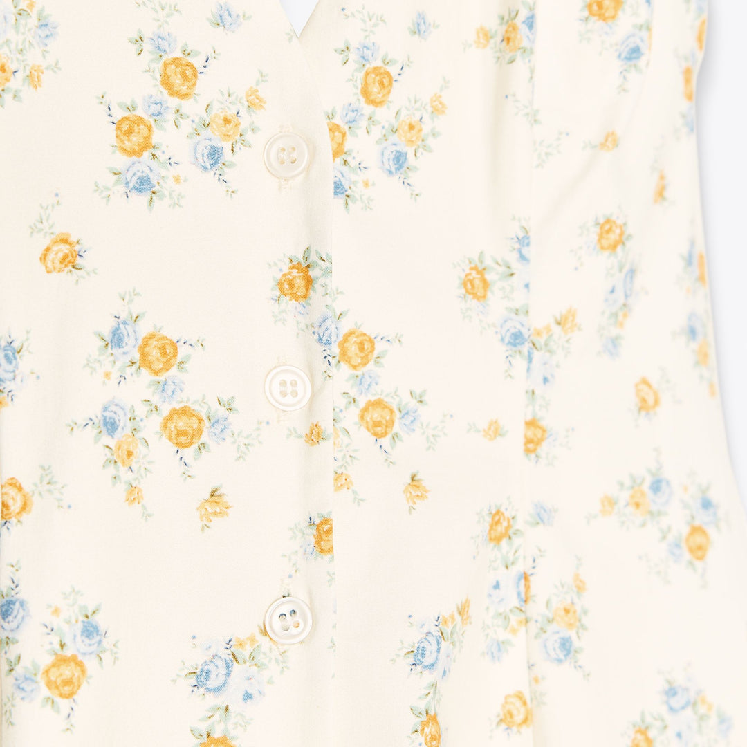 Moudda ZARA - Robe Courte Popeline Élastique Halter - Volume & Boutons - Tunisie 3