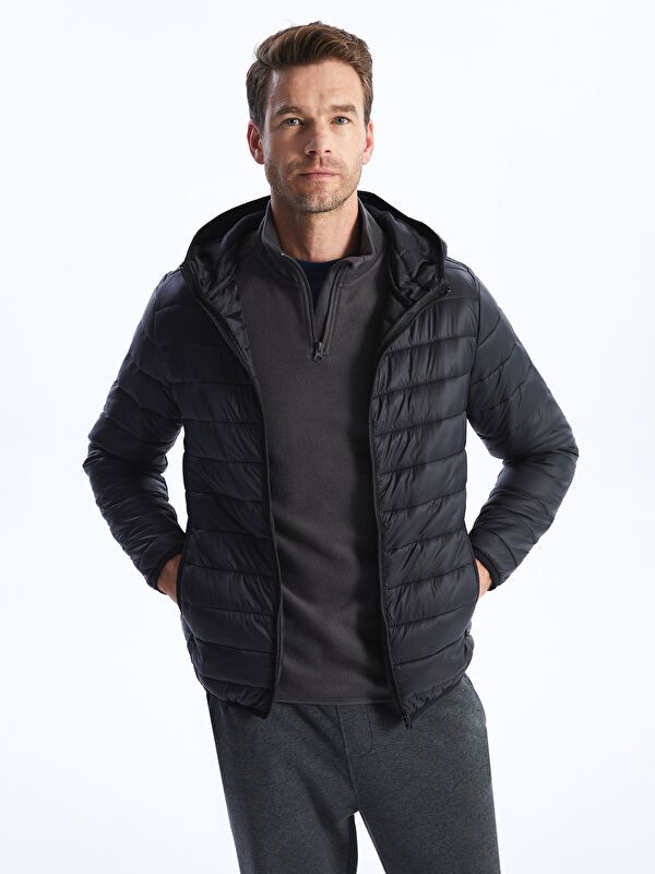 Moudda LC Waikiki - Manteau matelassé léger Homme Noir - Tunisie 2