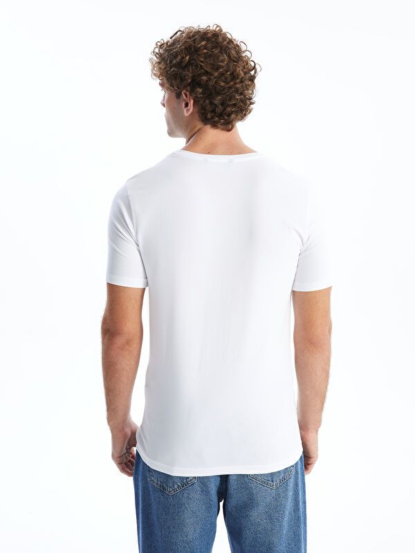 Moudda LC Waikiki - T-shirt basique manches courtes en jersey - Tunisie 4