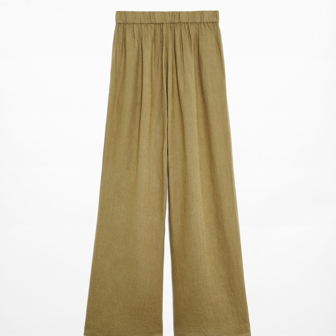 Moudda Oysho - Pantalon 100% Lin Coupe Tailleur Taille Haute - Tunisie 4