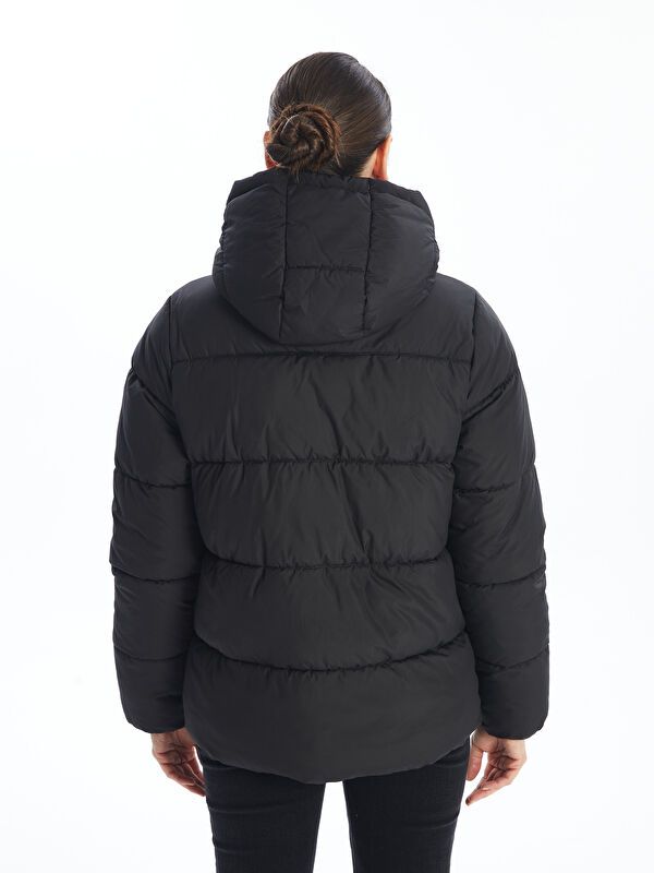 Moudda LC Waikiki - Manteau matelassé en nylon Femme Noir - Tunisie 5