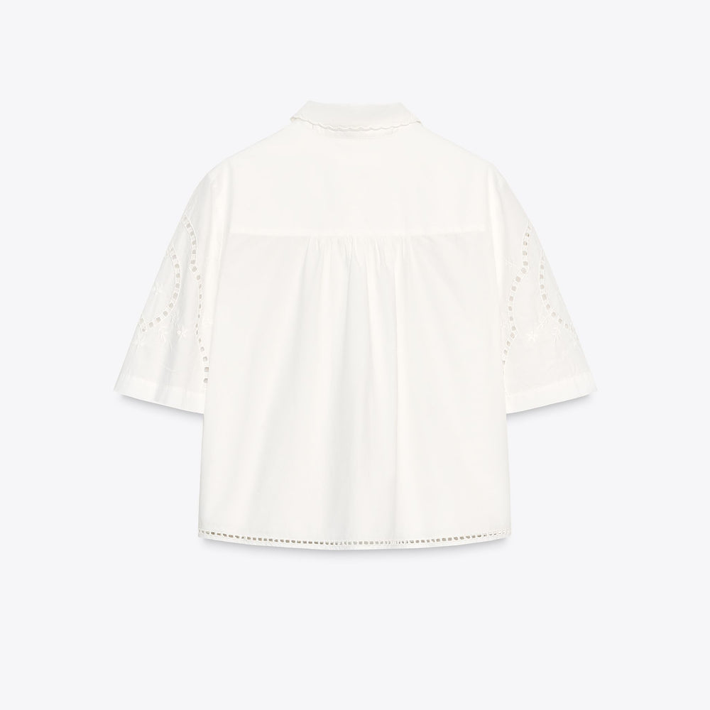 Moudda ZARA - Chemise Courte - Brodée - Tunisie 2