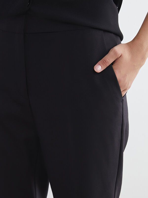 Moudda LC Waikiki - Pantalon tissé moyen Femme Noir - Tunisie 3