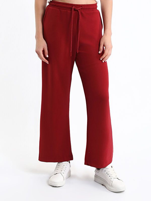 Moudda LC Waikiki - Pantalon en jersey Femme Bordeaux - Tunisie 2